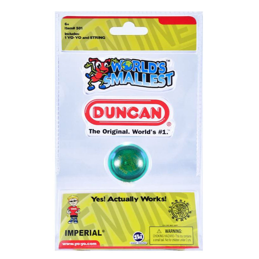Super Impulse World's Smallest Duncan Butterfly Green Yo-Yo - Radar Toys