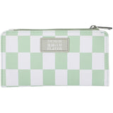 Bioworld Demon Slayer Chibi Characters Checkered Bifold Wallet - Radar Toys