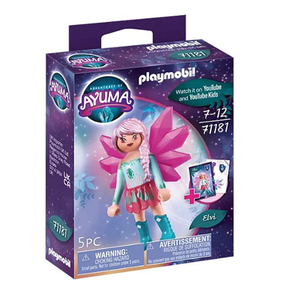 Playmobil Ayuma Crystal Fairy Elvi Building Set 71181 - Radar Toys