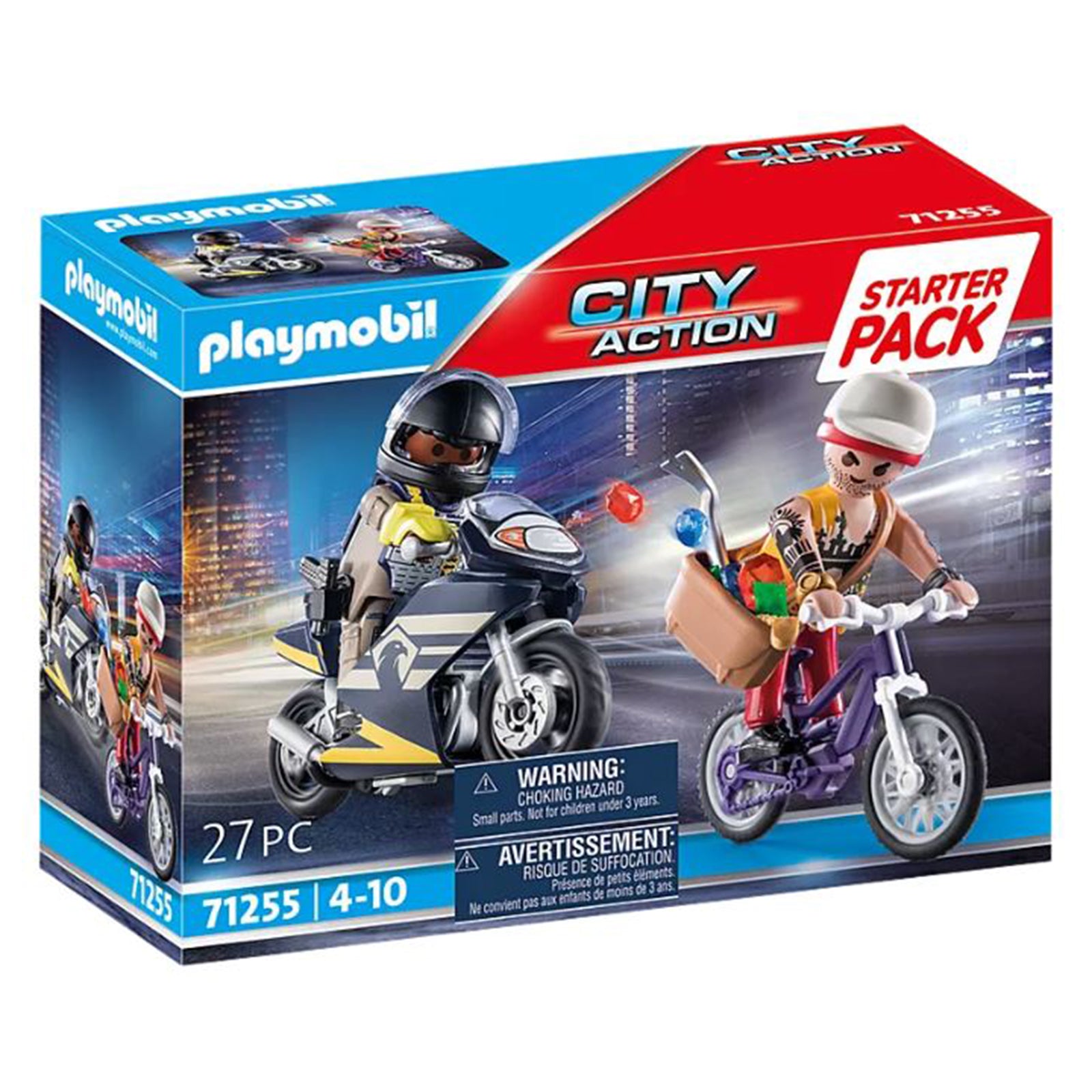 Playmobil City Action Starter Special Forces And Thief Building Set 71255| Radar Toys