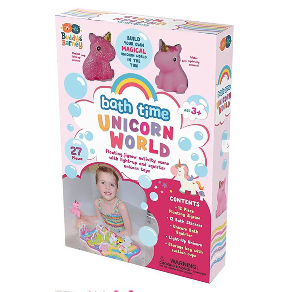 Buddy And Barney Bath Time Unicorn World Set