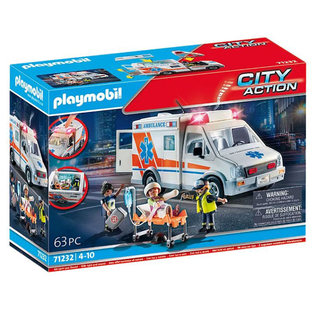 Playmobil City Action Ambulance Building Set 71232 - Radar Toys