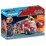 Playmobil City Action Fire Truck Flashing Lights Building Set 71233 - Radar Toys