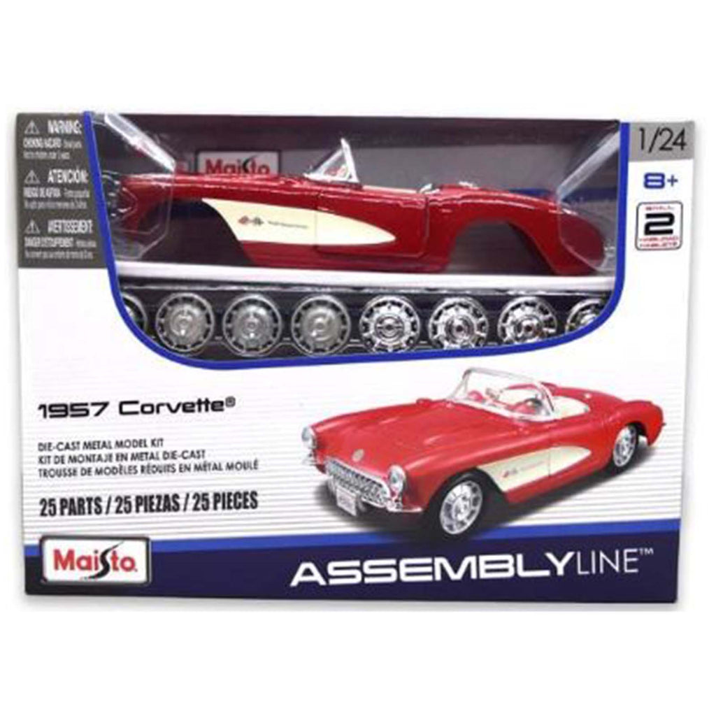 Maisto Assembly Line 1957 Corvette Diecast Metal Model