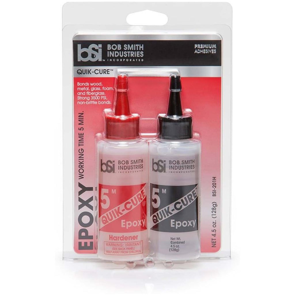 Bob Smith Quik-Cure 5 Minute Epoxy 4.5oz Set