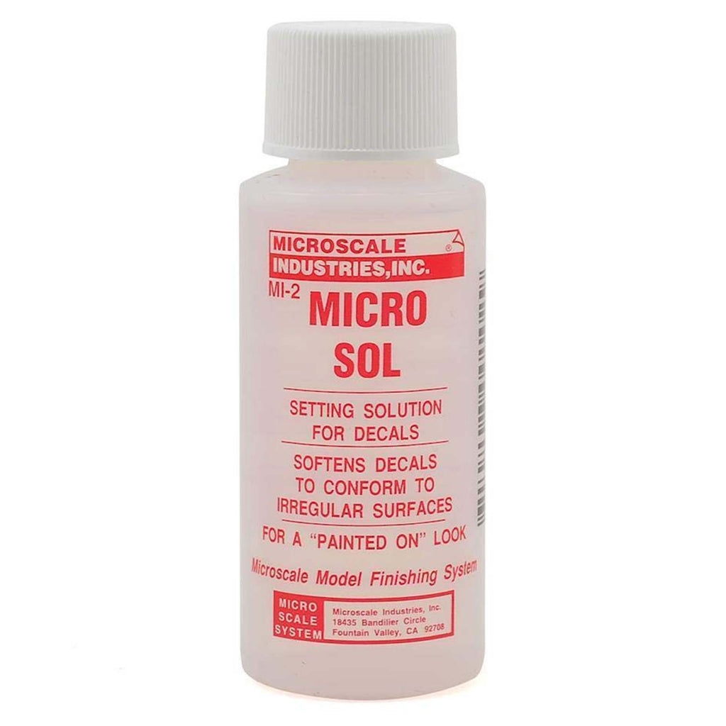 Microscale Sol Decal Setting Solution Bottle 1 oz