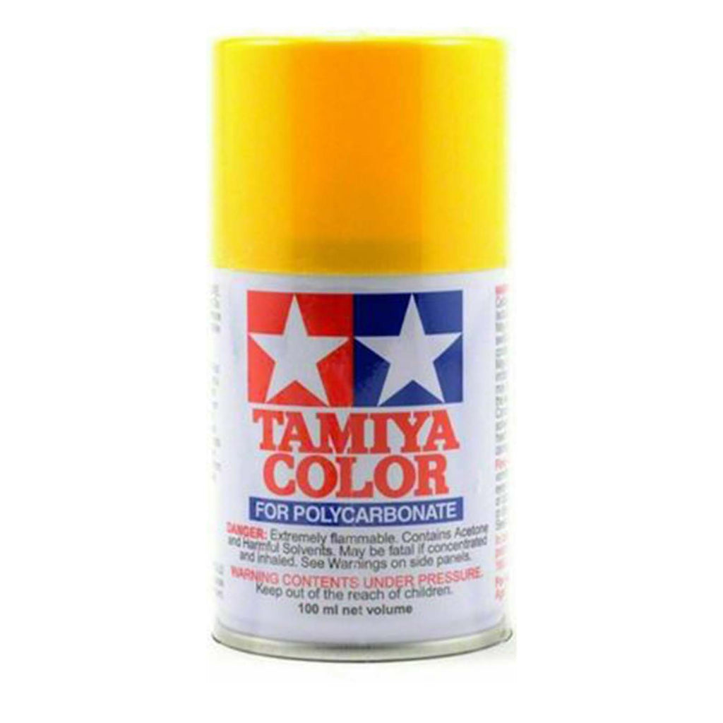 Tamiya Color PS-06 Yellow Polycarbonate Spray Paint 100mL