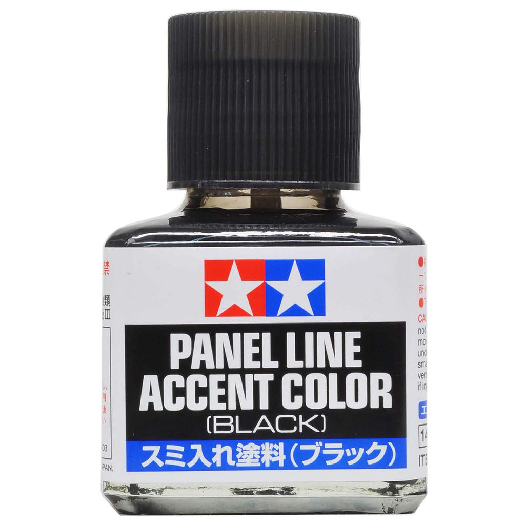 Tamiya Panel Line Accent Color Black 40mL Bottle TAM87131
