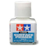 Tamiya Liquid Surface Primer White 40mL Bottle TAM87096 - Radar Toys