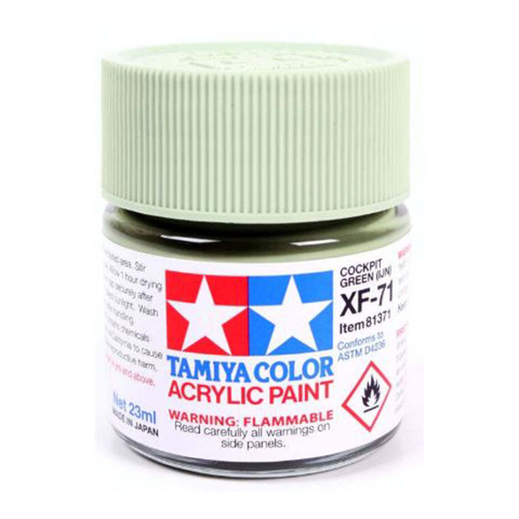 Tamiya Color XF-71 Cockpit Green IJN Acrylic Paint 23mL Bottle TAM81371