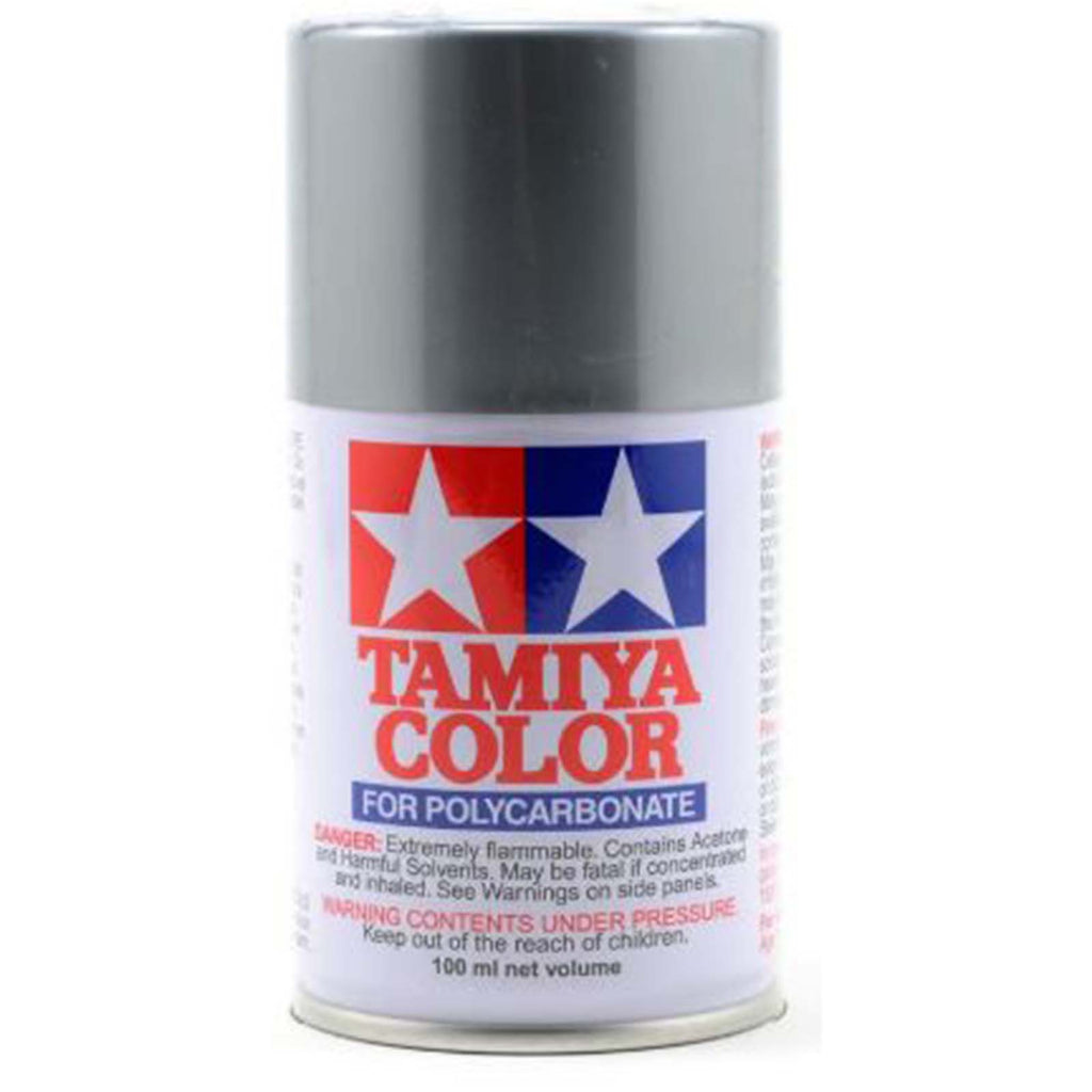 Tamiya Color PS-12 Silver Polycarbonate Spray Paint 100mL