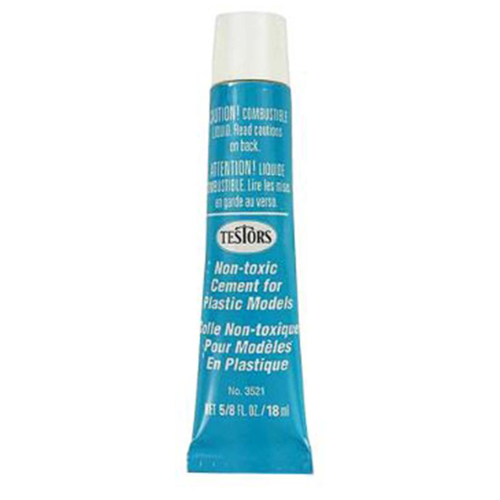 Testors Non-Toxic Plastic Cement For Plastic Models 18ml Tube TES3521X