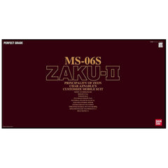 Bandai Gundam Universal Century PG MS-06S Char's Zaku II Model Kit
