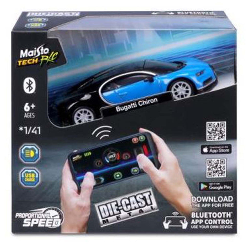 Maisto Tech RC Bugatti Chiron Bluetooth App RC Vehicle