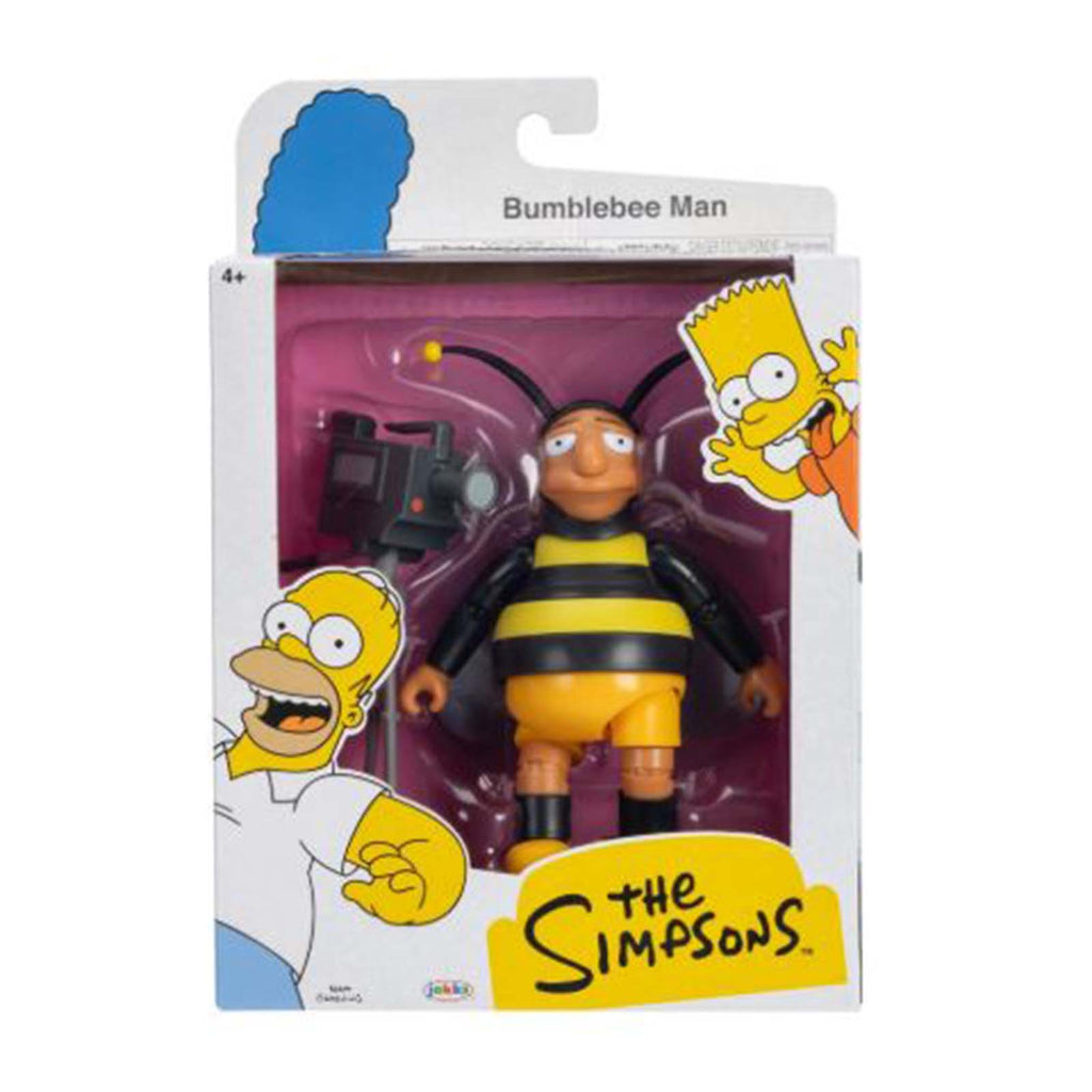 Jakks The Simpsons Wave 4 Bumblebee Man 5 Inch Action Figure