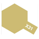 Tamiya Color X-31 Titanium Gold Acrylic Paint 23mL Bottle TAM81031 - Radar Toys