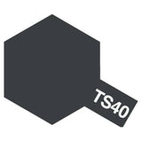 Tamiya Color For Plastics TS-40 Metallic Black 100ml Spray Paint Can TAM85040 - Radar Toys