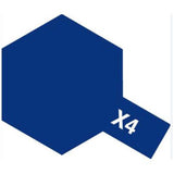 Tamiya Color X-4 Blue Gloss Acrylic Paint 23mL TAM81004 - Radar Toys