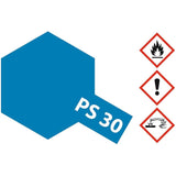 Tamiya Color PS-30 Brilliant Blue Polycarbonate Spray Paint 100mL - Radar Toys