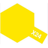 Tamiya Color X-24 Clear Yellow Gloss Acrylic Paint 23mL Bottle TAM81024 - Radar Toys