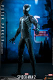 Hot Toys Spider-Man 2 Peter Parker Black Suit 1:6 Scale Collectible Figure - Radar Toys