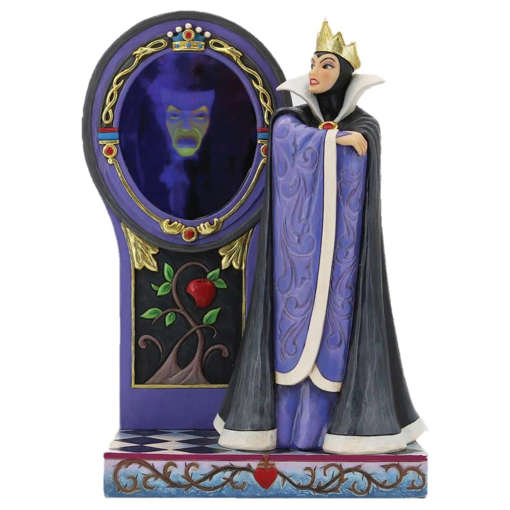 Enesco Disney Traditions Evil Queen Mirror Scene Who's The Fairest One Of All Figurine