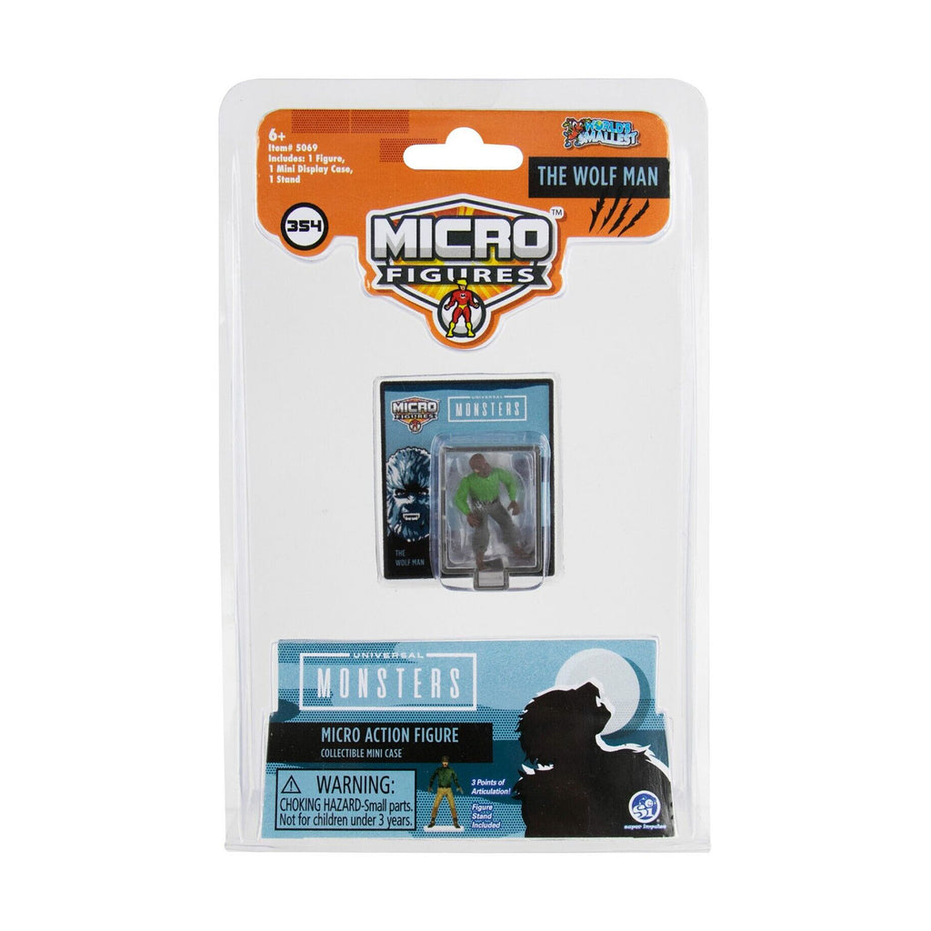 Super Impulse World's Smallest Universal Monsters The Wolf Man Micro Figure - Radar Toys