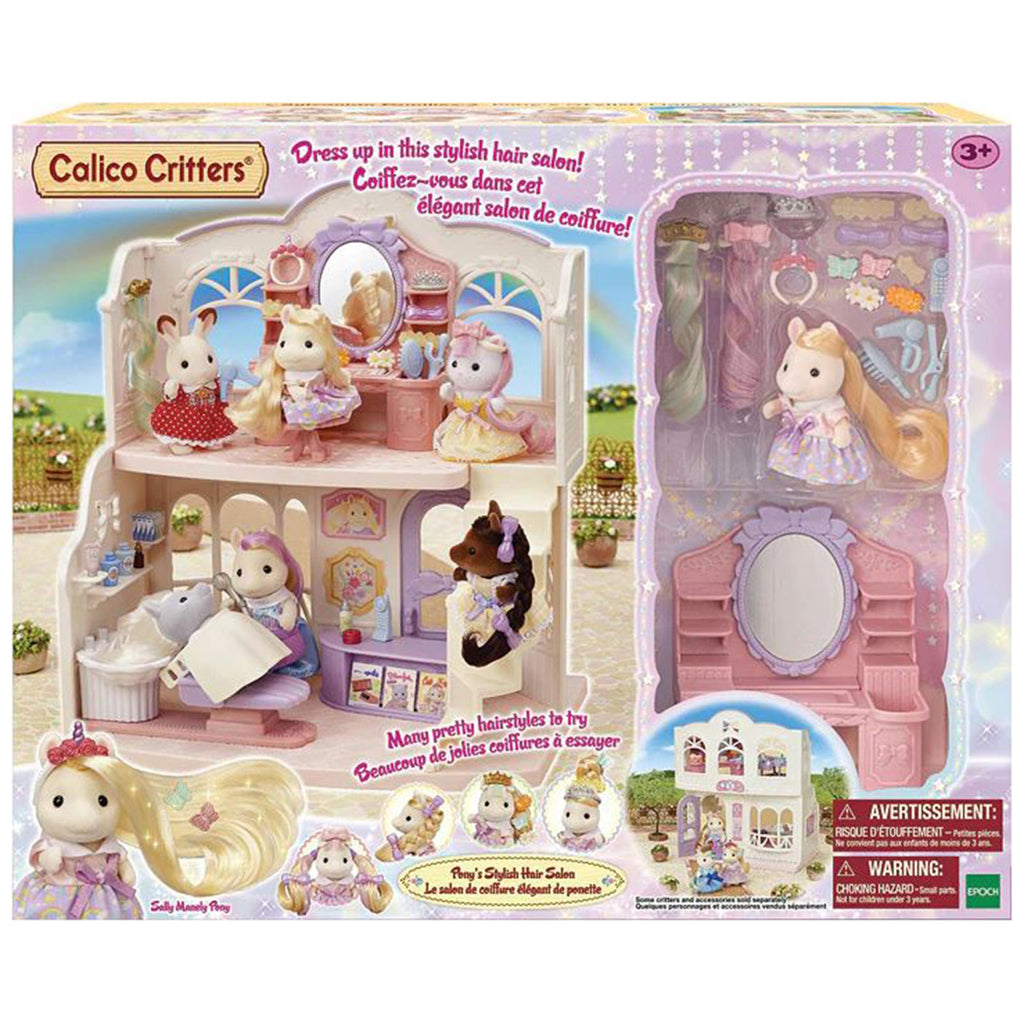 Calico Critter Pony's Stylish Hair Salon Set CC1971 - Radar Toys