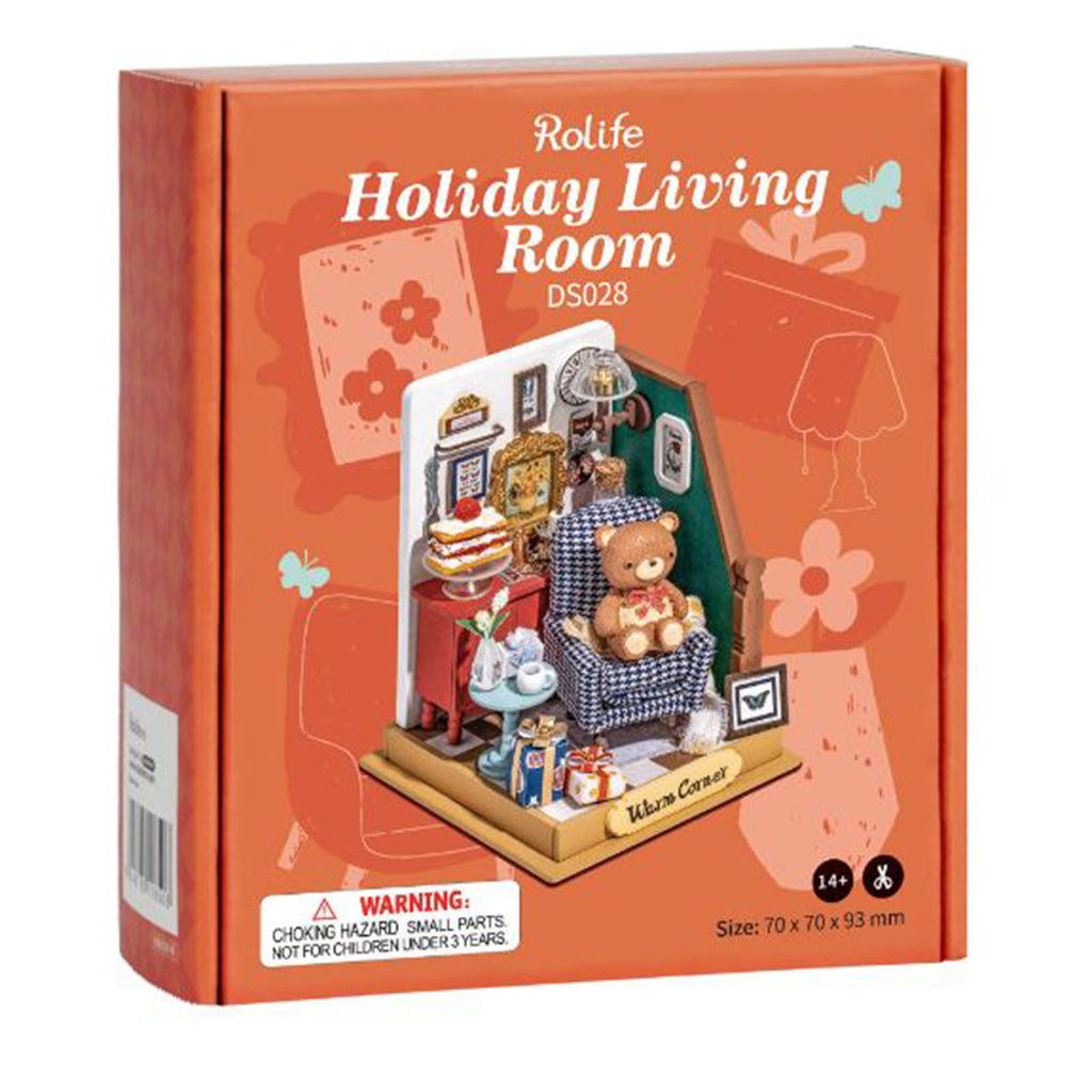 Robotime Rolife Holiday Living Room Set