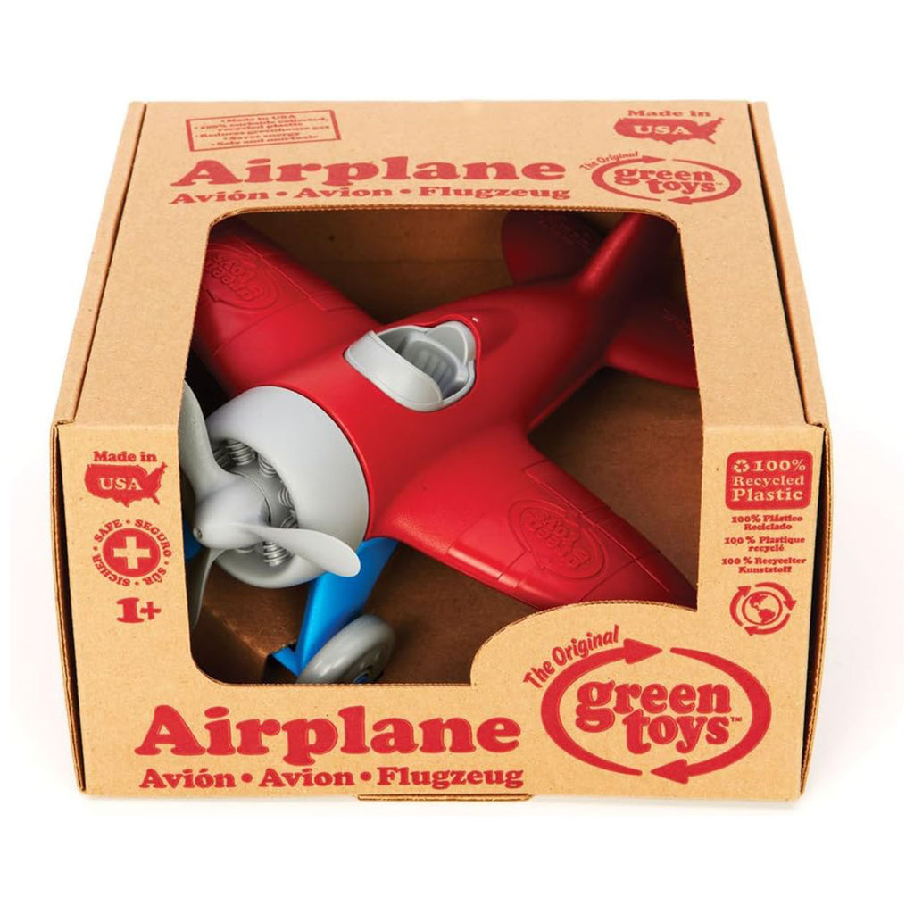 Green Toys Red Airplane - Radar Toys