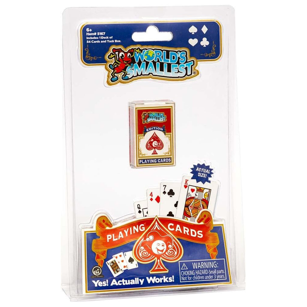 Super Impulse World's Smallest Playing Cards - Radar Toys