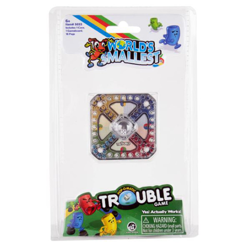 Super Impulse World's Smallest Pop-O-Matic Trouble Board Game