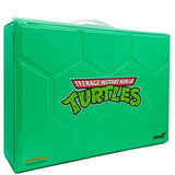 Super7 Teenage Mutant Ninja Turtles Carry Case With Michelangelo Metallic Figure Set - Radar Toys