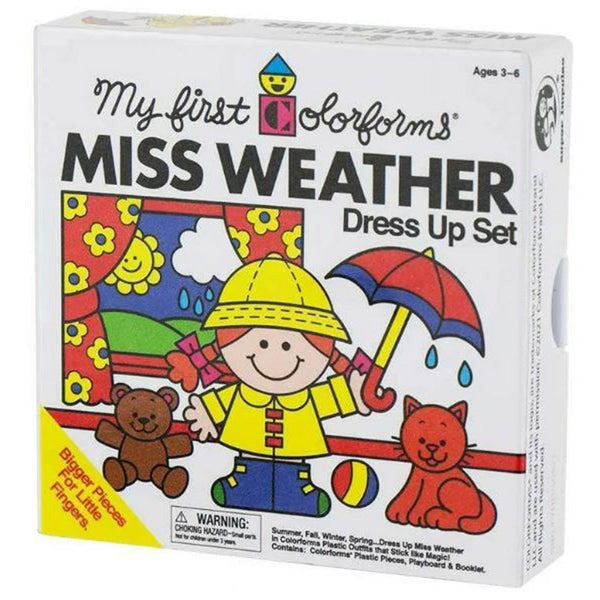 Super Impulse World's Smallest My First Colorforms Miss Weather Dress ...