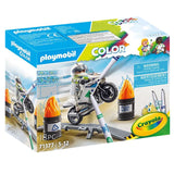 Playmobil Color Motorbike Building Set 71377 - Radar Toys