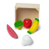 Melissa And Doug Wooden Food Groups Fruit And Vegetables Plat Set - Radar Toys