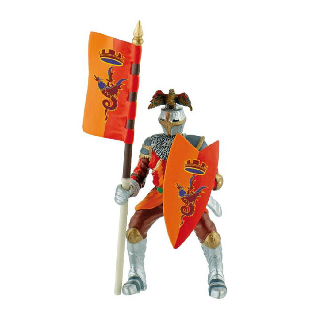 Bullyland Tournament Knight Red Figure 80782 - Radar Toys