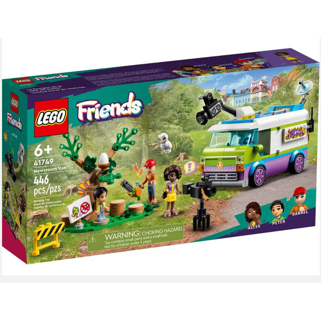 LEGO® Friends Newsroom Van Building Set 41749 - Radar Toys