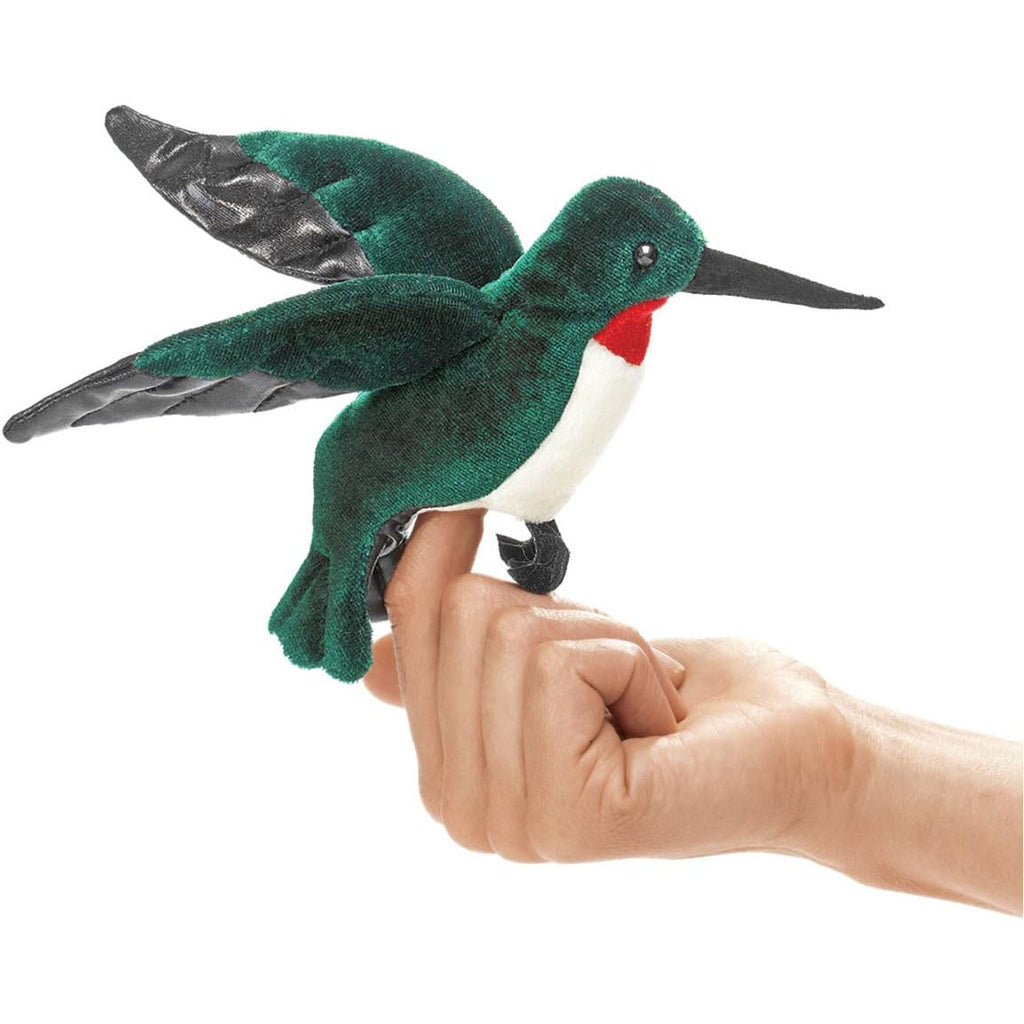 Folkmanis Hummingbird 5 Inch Plush Finger Puppet