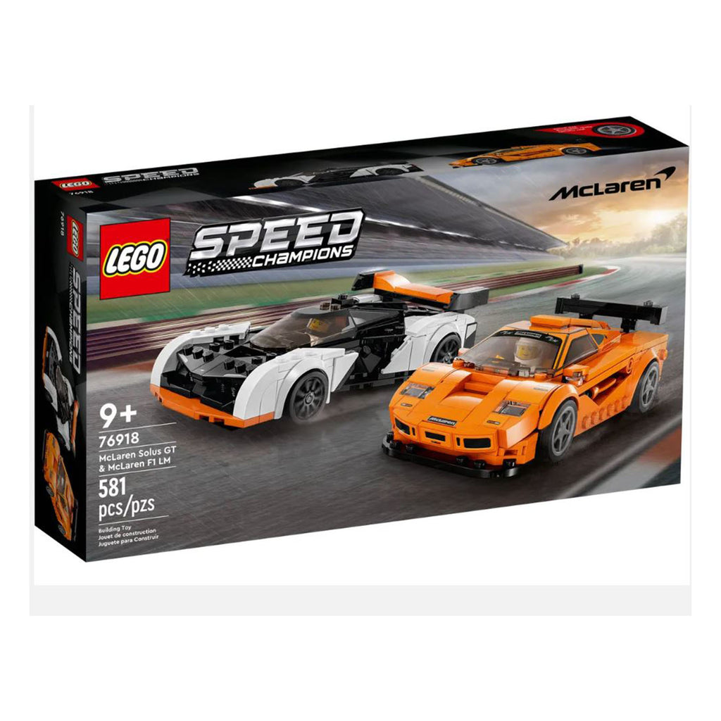 LEGO® Speed Champions McLaren Solus GT And McLaren F1 LM Building Set 76918