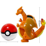 Pokemon Charizard Normal With Pokeball Action Figure Set - Radar Toys