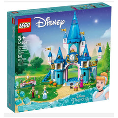 LEGO® Disney Cinderella And Prince Charming's Castle Building Set 43206