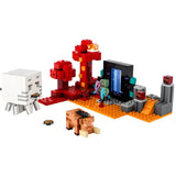 LEGO® Minecraft The Nether Portal Ambush Building Set 21255 - Radar Toys