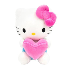 Sanrio Hello Kitty Blue With Pink Heart 10 Inch Plush - Radar Toys