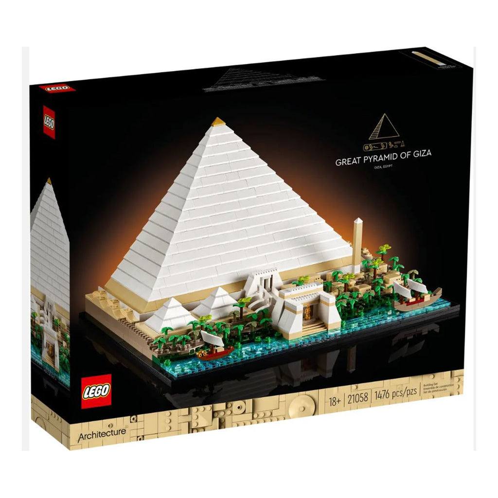 LEGO® Architecture Great Pyramid Building Set 21058 - Radar Toys