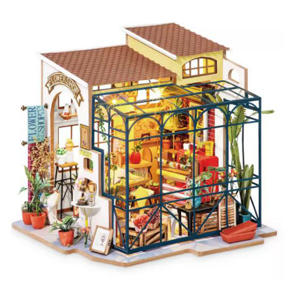 Robotime Rolife DIY Miniature House Dreamy Garden House Building Set ...