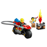 LEGO® City Fire Rescue Motorcycle Building Set 60410 - Radar Toys