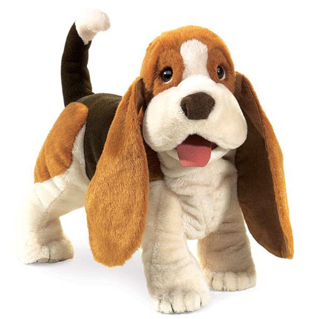 Folkmanis Basset Hound Dog Hand Puppet - Radar Toys