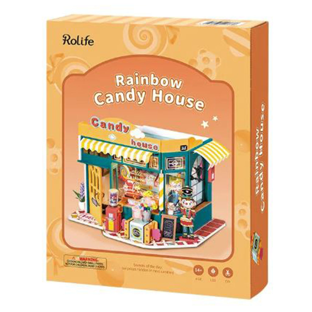 Robotime Rolife Rainbow Candy House Building Set