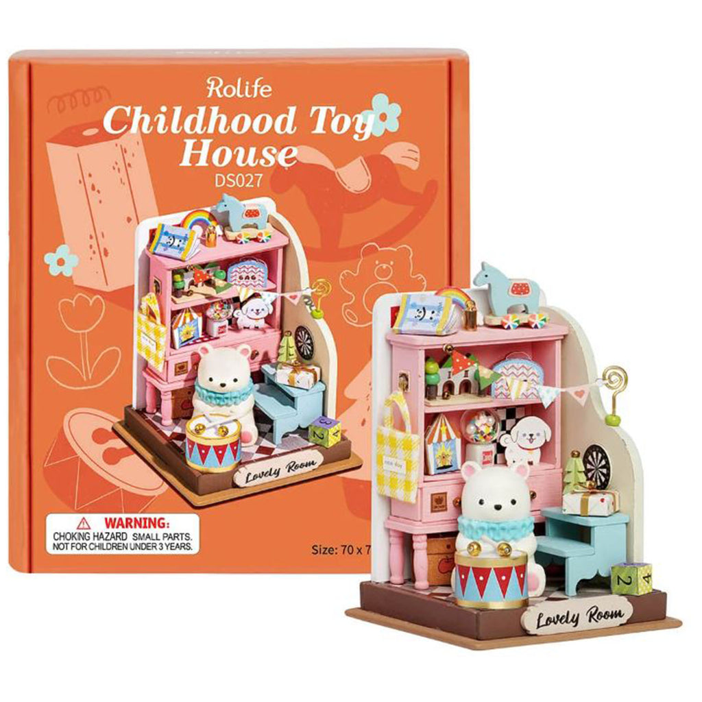 Robotime Rolife Childhood Toy House Building Set